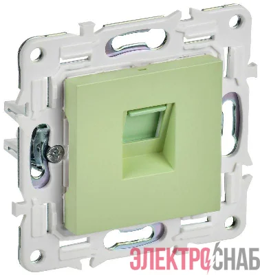 Розетка компьютерная RJ45 кат.6 SKANDY SK-K02G мятный IEK SK-K10-2-K06