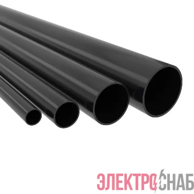 Труба ПВХ жесткая гладкая d25мм легкая 3м черн. DKC 63925B