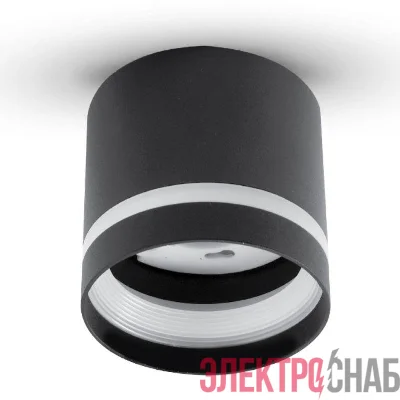 Светильник встраиваемый IP20 под лампу GX53 LGX53-02 C02 черн. Camelion 15395