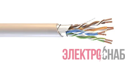 Кабель СегментЛАН F/UTP кат.5E PVCLS нг(A)-FRLS 2х2х0.52 (м) СегментЭнерго С6070