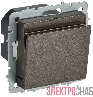 Выключатель карточный BRITE 30А ВС10-1-8-БрТБ механизм бронза IEK BR-V11-0-10-K45
