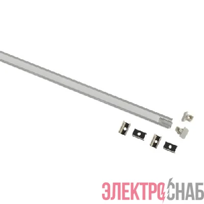 Комплект с врезным анодированным профилем 1209 12.4х9мм 2м Эра Б0062777