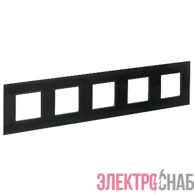 Рамка 5-м SKANDY SK-F25G стекло графит IEK SK-M52-G-K53