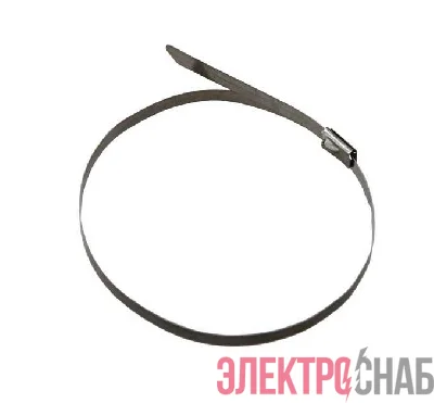 Хомут кабельный 4.6х200 сталь серебр. (уп.50шт) Rexant 07-0208