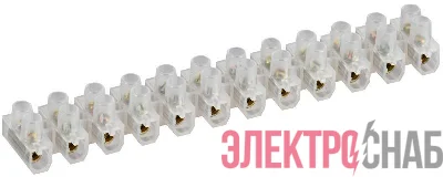Колодка клеммная ЗВИ-5 1.5-4кв.мм 12пар GENERICA UZV10-005-004-K01-10-G