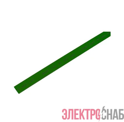 Трубка термоусадочная 10.0/5.0 1м зел. REXANT 21-0003