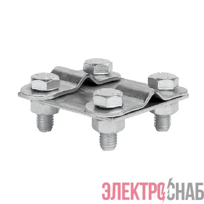 Зажим контрольный прут-прут (пластина 57х57мм) HZ PROxima EKF lp-55611