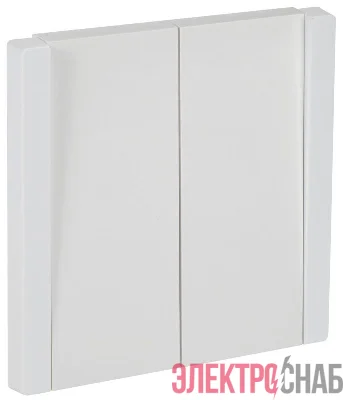 Выключатель 2-кл. СП FORTE&PIANO 10А FP205 бел. IEK FP-V20-0-10-1-K01