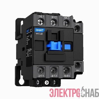 Контактор NXC-25 25А кат. 220В AC 1НО+1НЗ AC-3 (R) CHINT 836851