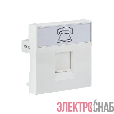 Розетка телефонная 2мод. RJ11 EKF E2MT01-134-10