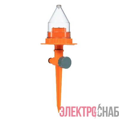 Дождеватель с садовым фонариком работает от давления воды ЧЕТЫРЕ СЕЗОНА 62-0301