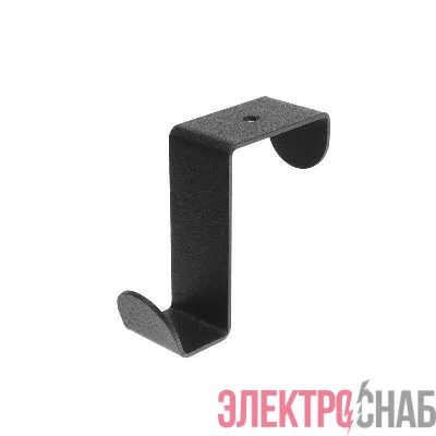 Держатель для хранения одежды в стиле лофт крепление на дверь 3 штуки черн. Rexant 38-0711