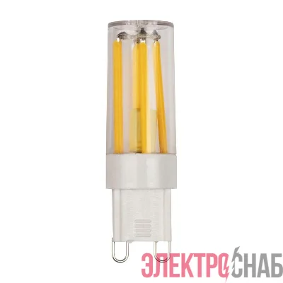 Лампа светодиодная филаментная PLED-G9 PRO 6Вт 2700К 480лм 230В d16.5х55мм JazzWay 5062610
