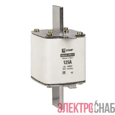 Вставка плавкая ППН-39 630/125А габарит 3 PROxima EKF fus-39/630/125