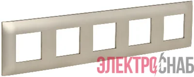 Рамка 5-м SKANDY SK-F05Sh шампань IEK SK-M52-K37