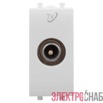 Розетка телевизионная проходная TV 1мод. Avanti "Белое облако" 16А DKC 4400511