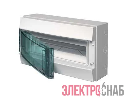 Бокс настенный 18М прозр. дверь Mistral65 (с клемм) ABB 1SLM006502A1203