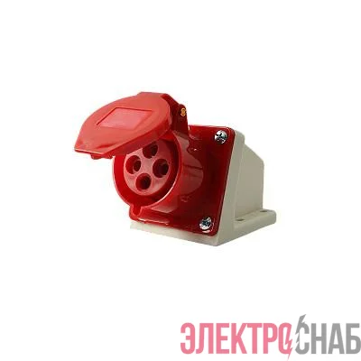 Розетка стационарная ОП PPC 114 16А 4п 3Р+РЕ 380В IP44 Pro JazzWay 5072657