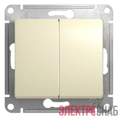 Механизм переключателя 2-кл. СП Glossa сх.6 10AX беж. SchE GSL000265
