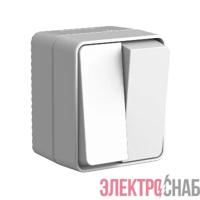 Выключатель 2-кл. ОП AtlasDesign PROFI IP54 10 АХ сер. SE ATN543051