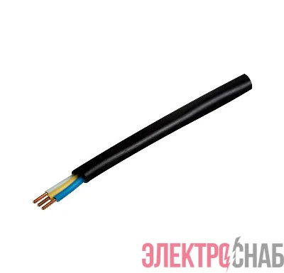 Кабель ВВГ-Пнг(А) 3х1.5 (N PE) 0.66кВ (уп.100м) АЛЬФАКАБЕЛЬ 656676