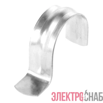 Скоба крепежная однолапковая СМО d16-17мм метал. для монтаж. пистолета без отверстий (уп.100шт) Промрукав PR08.2753