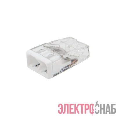 Экспресс-клемма строительно-монтажная СМК 2273-202 2-проводная 0.5-2.5кв.мм (уп.100шт) Rexant 07-3211