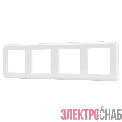 Рамка пластиковая FRM-VERSA-PL-4-WH Arlight 045187