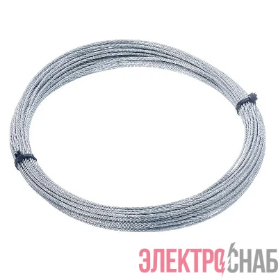 Трос стальной 2.0мм DIN 3055 цинк (уп.10м) подвес СТРОЙМЕТИЗ 4141041