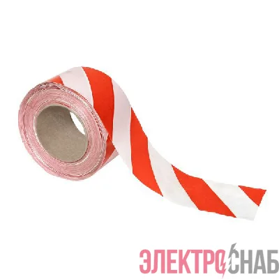 Лента оградительная ЛО "Красно-белая" 75х250 Basic EKF lo-75x250-bas