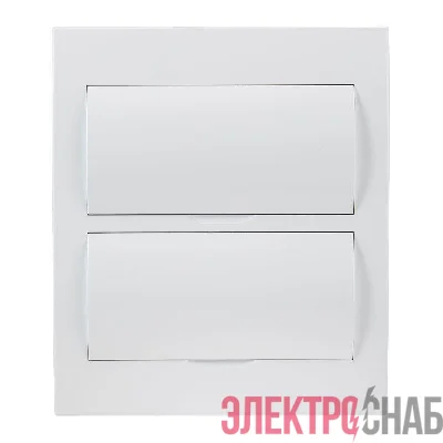 Бокс пластиковый ЩРВ-П-24 IP41 бел. (бел. дверца) Rexant 11-0225