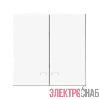 Выключатель 2-кл. ArtGallery (сх. 5а) 10AX с подсветкой механизм лотос SE GAL001353