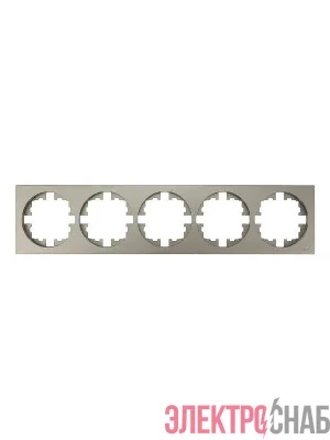 Рамка 5-м OSEN горизонт. квадрат титан LEZARD 743-3700-150