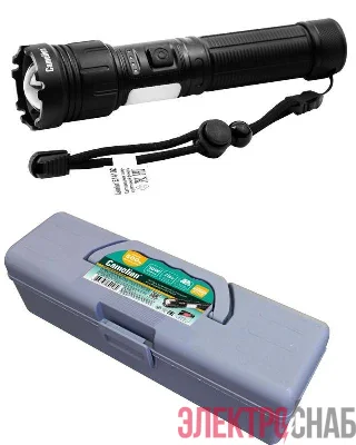 Фонарь светодиодный аккумуляторный E14102 лазер диод LD PB магнит Type C 10Вт 18650 1.8+0.8А.ч кор. Camelion 15600