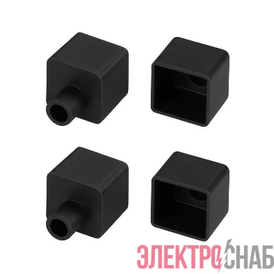 Заглушка WPH-FLEX-1616 BLACK с отверстием пластик (комплект) Arlight 045873