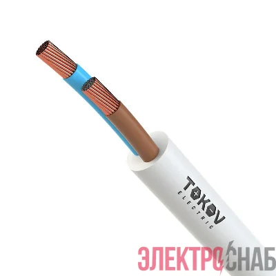 Провод TOKOV ELECTRIC ПВС 2х0.75 380В Б (бухта) (м) 1945476