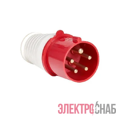 Вилка переносная 015 16А 3P+PE+N 380В IP44 EKF ps-015-16-380
