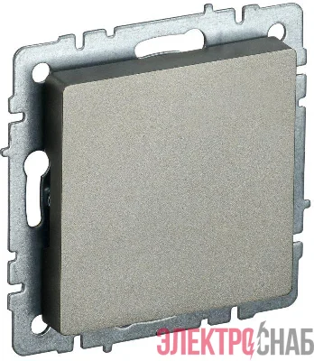 Заглушка c суппортом BRITE МЗ10-БрШ механизм шампань IEK BR-PL10-K37