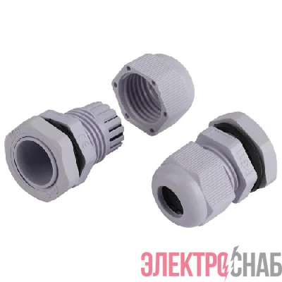Ввод кабельный (сальник) PG 11 d5-10мм (d отверст. 19мм) IP54 (уп.20шт) Эра Б0065184