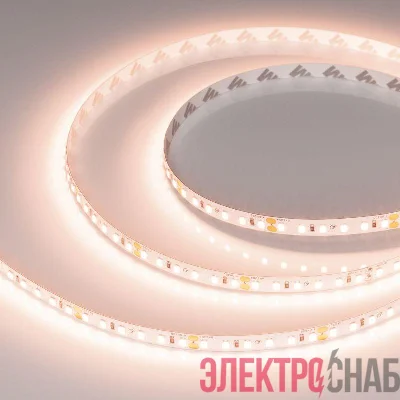 Лента светодиодная RT-A120-8mm 24V Peach Fuzz 9.6Вт/м IP20 (уп.5м) Arlight 047719