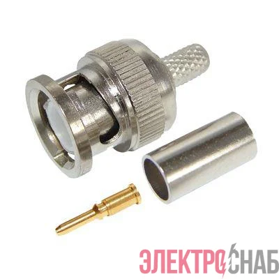 Разъем штекер BNC RG-58 обжим Rexant 05-3001