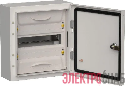Корпус ЩРн-12 (1х12) TITAN 5 335х310х140 IP54 метал. сер. IEK TI5-50-N-012-54-7035