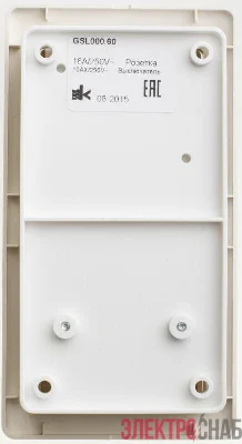 Блок комбинированный Glossa (розетка + 1-кл. выкл.) беж. SE GSL000260