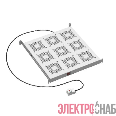 Модуль вентиляторный 19дюйм 9 вент. с термостатом DKC R519VSIT9FT