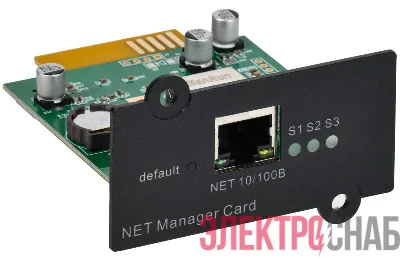 Карта-SNMP для ИБП EOR и EOT 1-10кВа ELECTRA ITK EOR-SNMP