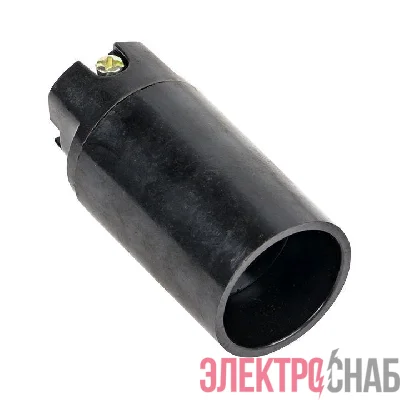 Патрон E14 карболитовый подвесной черн. EKF LHC-E14-s-s