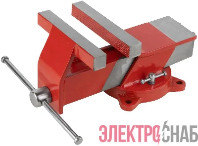 Тиски слесарные поворотные стальные 150мм (6кг) КУРС 59598