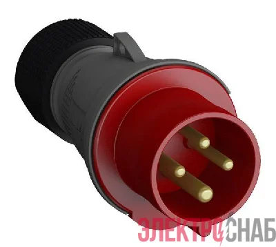 Вилка кабельная Easy&Safe 316EP6 16А 3P+E IP44 6ч ABB 2CMA101956R1000