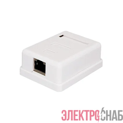Розетка компьютерная 8P8C RJ-45 FTP кат.6 1 порт (DIY) SUPRLAN 10-0352-1