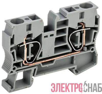 Клемма пружинная КПИ 2в-10 70А сер. IEK YZN11-010-K03